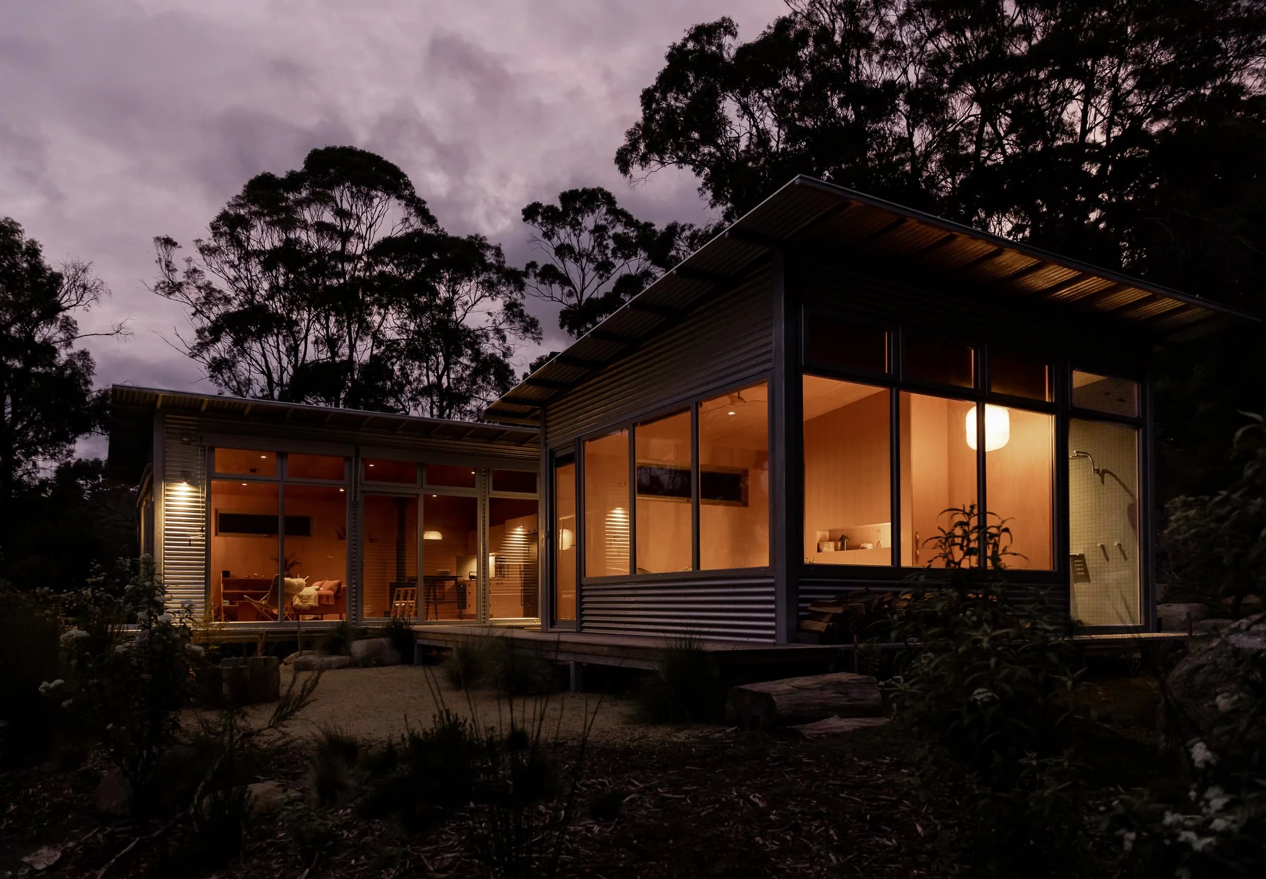 Swansong overlooking the Tasmanian landscape